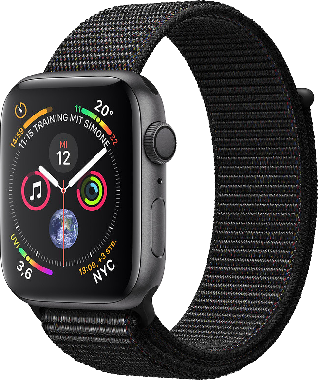 Apple Watch 4 Space Gray Alu 44mm Sport Loop black MU6E2 buy used Refurbished Apple Watch 4 Space Gray Alu 44mm Sport Loop black MU6E2 Janado