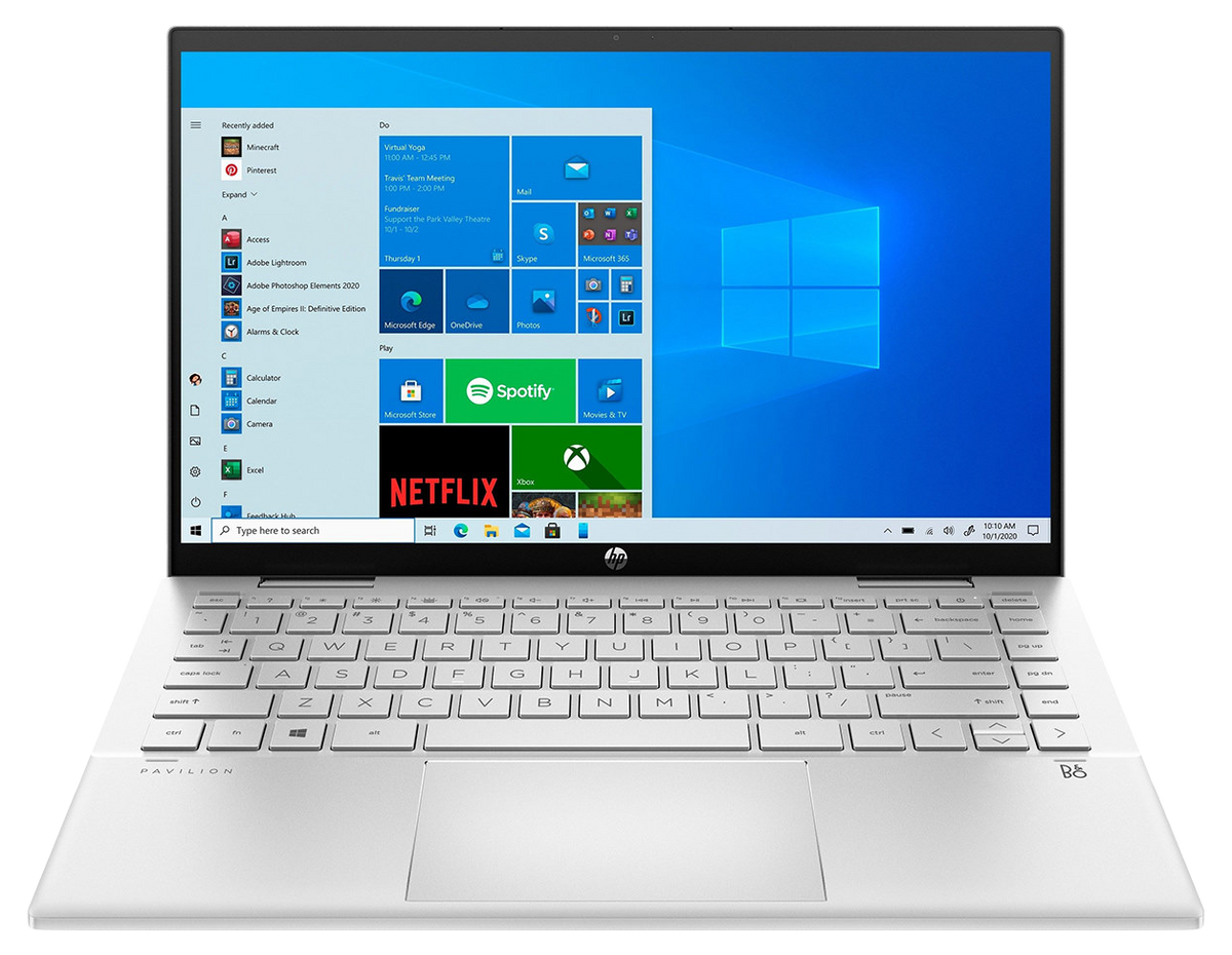 HP Pavilion x360 2022 i5-1155G7 16 GB / 256 GB SSD W11H 14-dy1600nz Swiss QWERTZ Tastatur grau - Ohne Vertrag