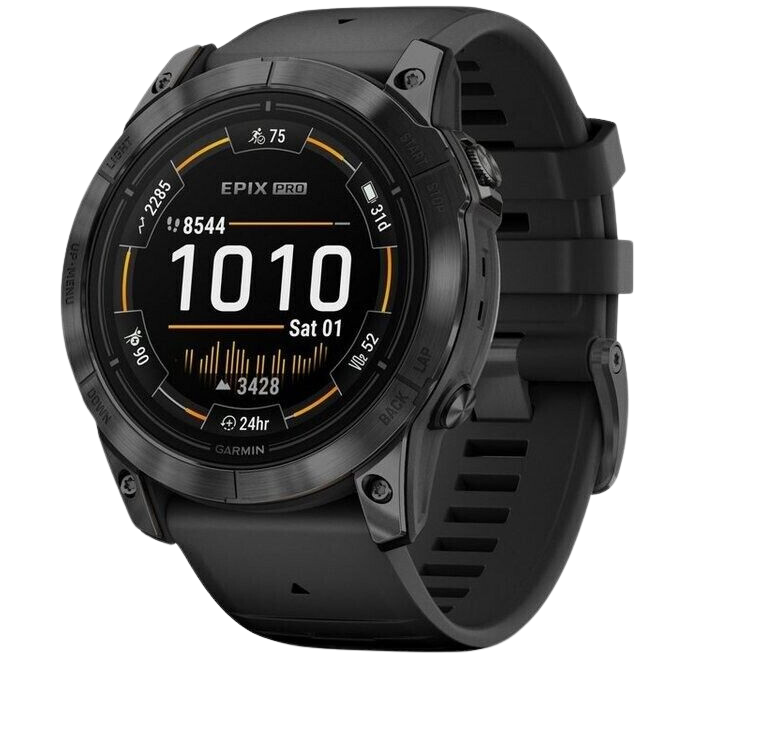 Garmin Epix Pro Gen 2 Standard 51mm Schwarz/Schiefergrau Silikon Armband - Ohne Vertrag