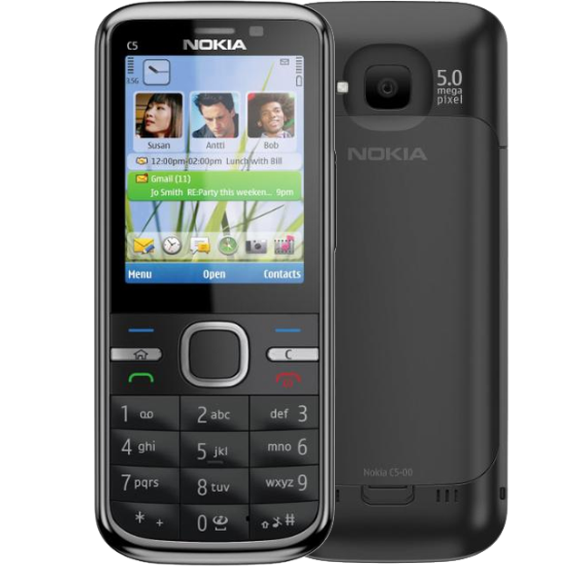 Nokia C5-00.2 (5 MP) schwarz - Ohne Vertrag