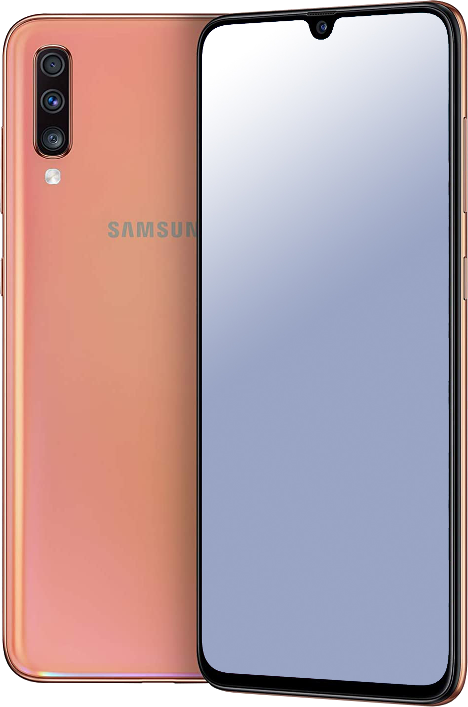 Samsung Galaxy A70 Dual-SIM Koralle - Onhe Vertrag