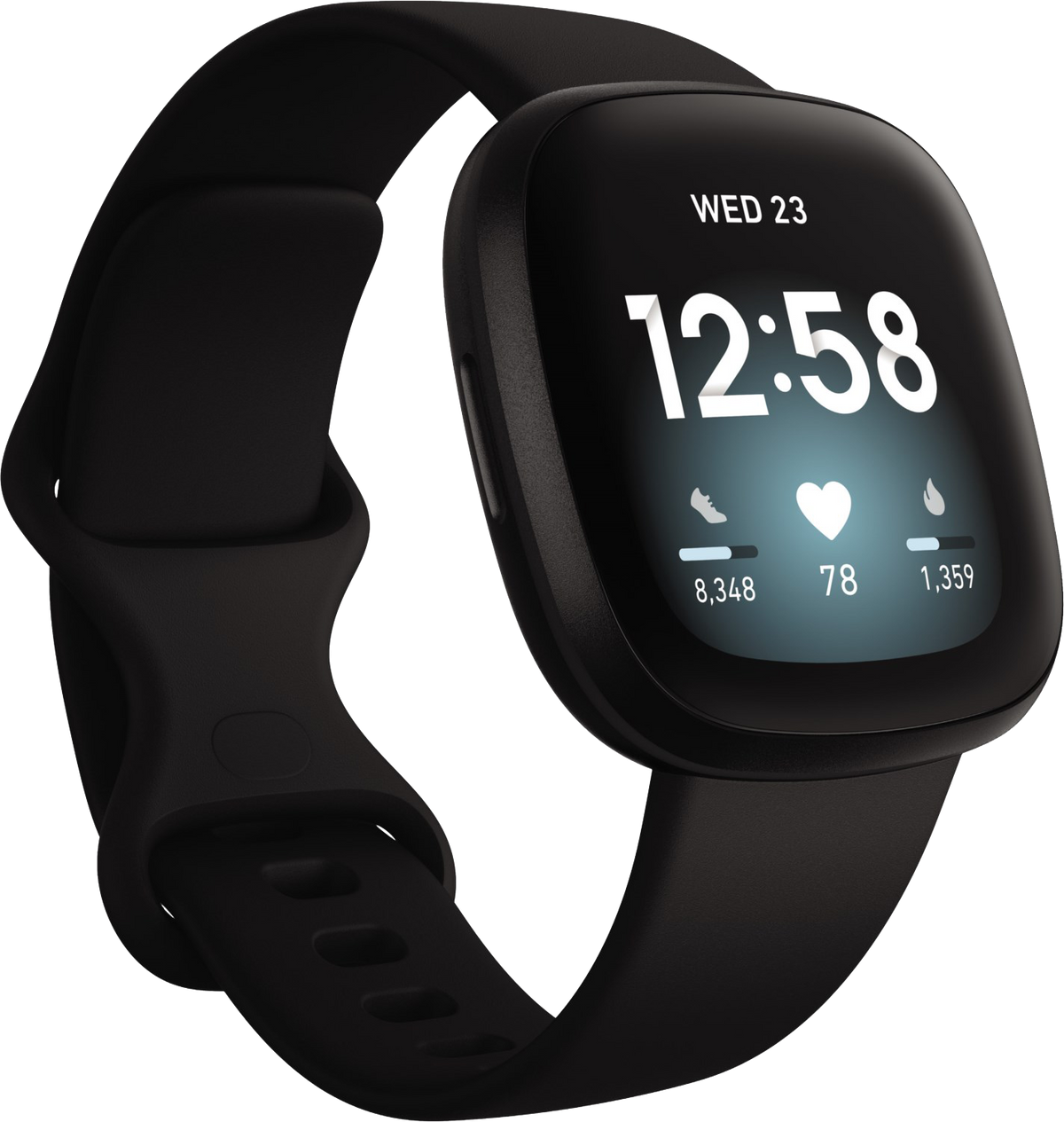 Fitbit Versa 3 schwarz - Ohne Vertrag