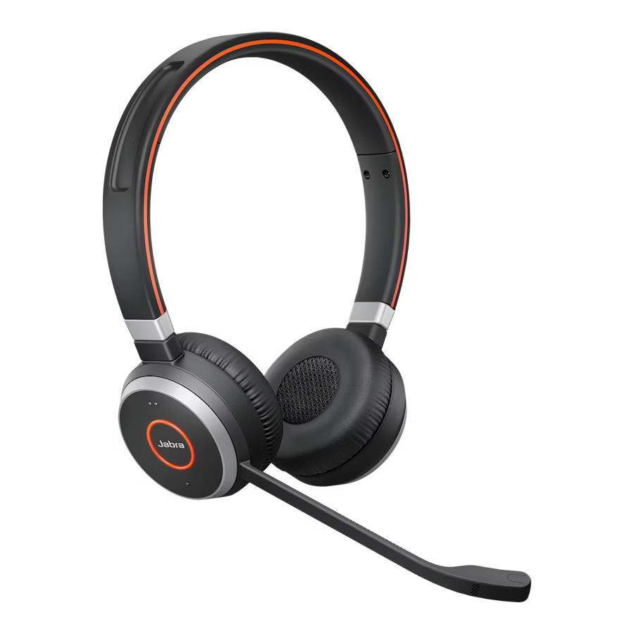 Jabra Evolve 65 MS Stereo Schwarz/Orange - Ohne Vertrag