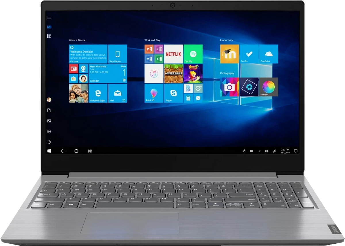 Lenovo V15-IGL 15,6" 2021 FHD Celeron N4020 8 GB / 256 GB SSD W10H 82C3001WGE QWERTZ Grau - Ohne Vertrag