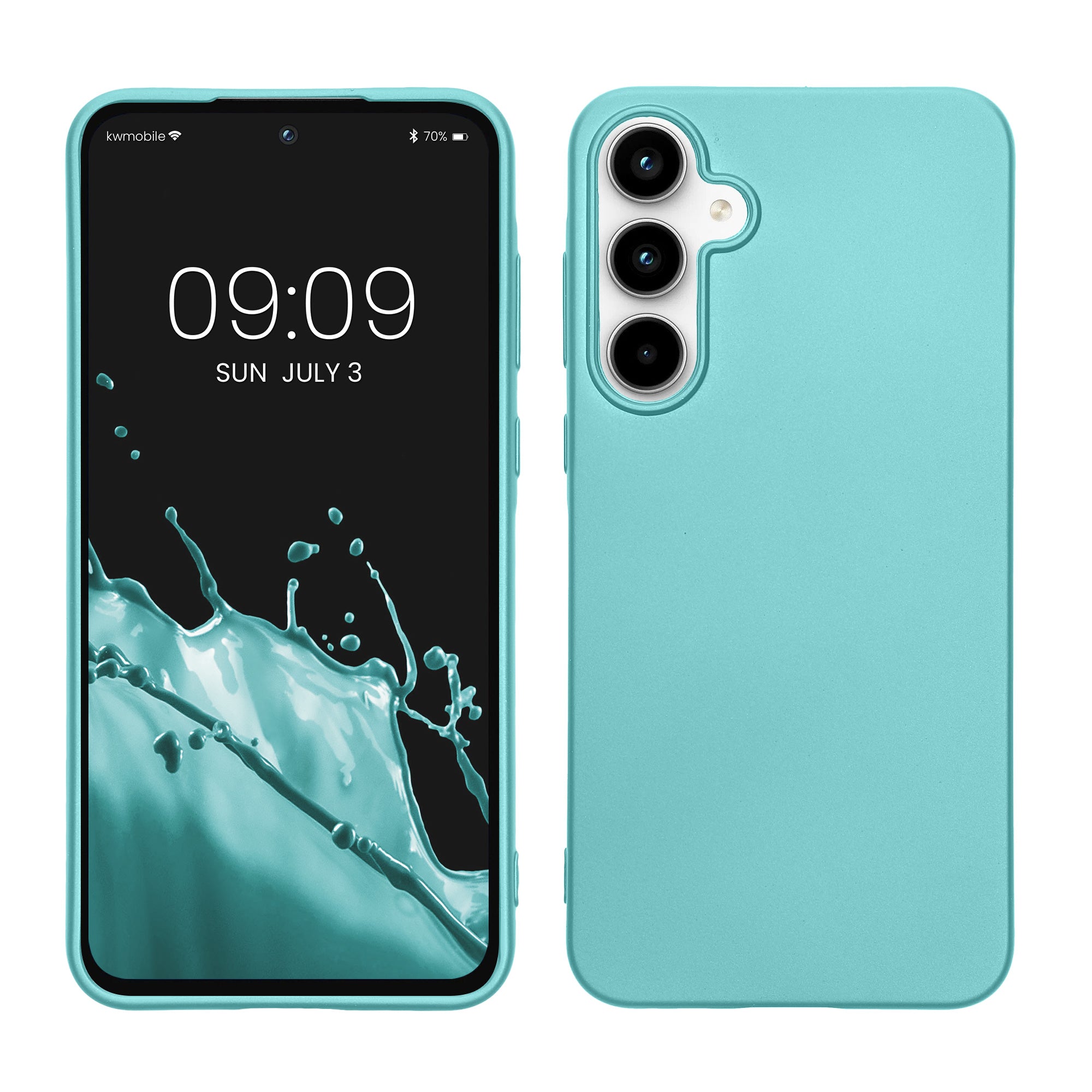 TPU Hülle für Samsung Galaxy A55 5G in Metallic Mintgrün