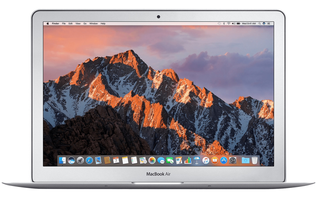 Apple MacBook Air 13" 2017 Core i5-5350U 8 GB RAM 256 GB SSD A1466 QWERTZ silber - Ohne Vertrag