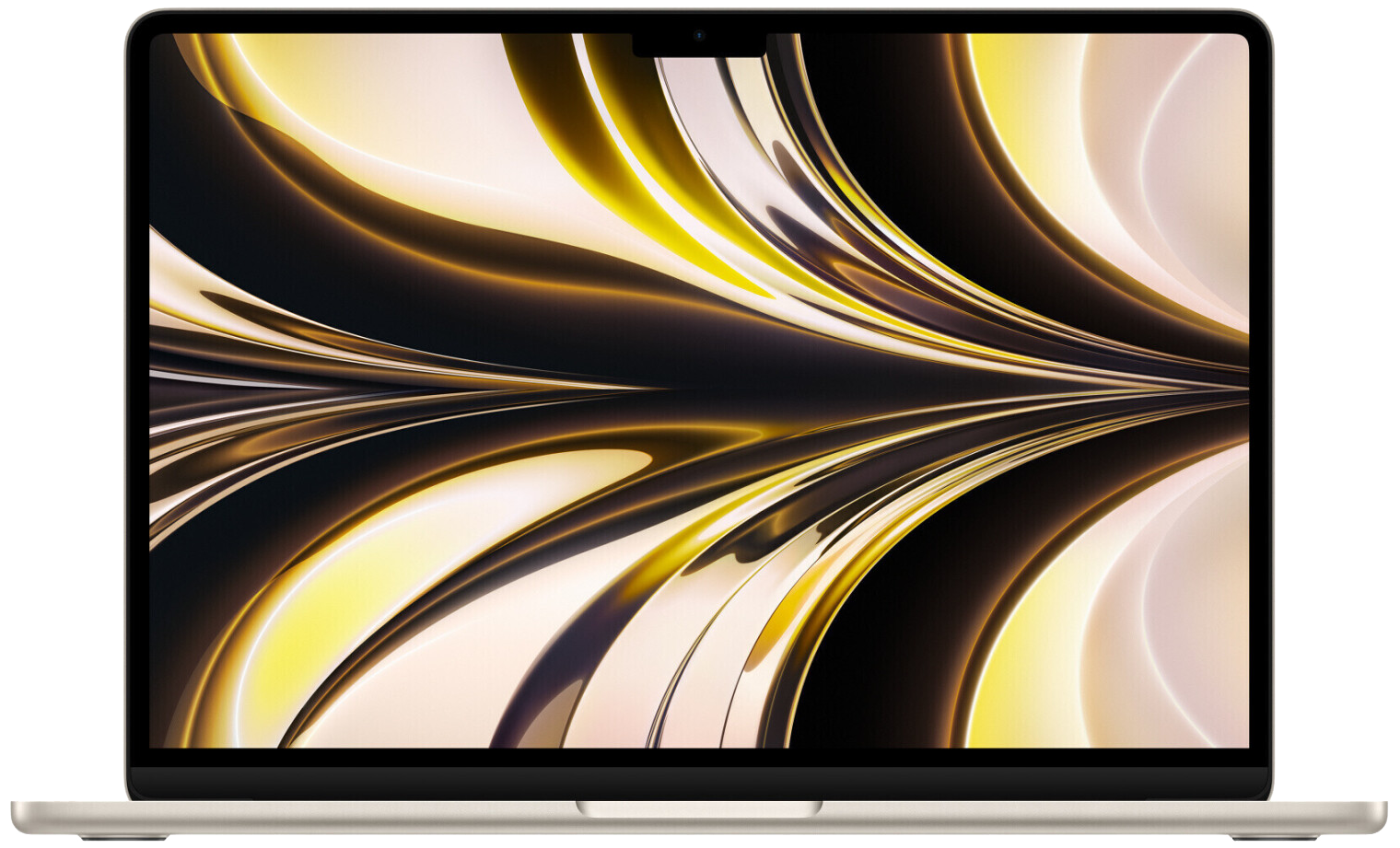 Apple MacBook Air 13" 2022 M2 8-C GPU 8 GB / 256 GB SSD macOS Monterey MLY13B/A QWERTY Gold - Ohne Vertrag