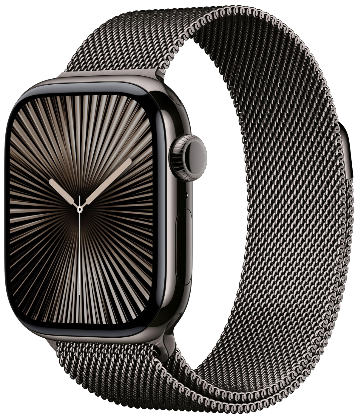 Apple Watch 10 LTE Schiefer Titan 42mm Milanaise Loop Schiefer MX053 - Ohne Vertrag