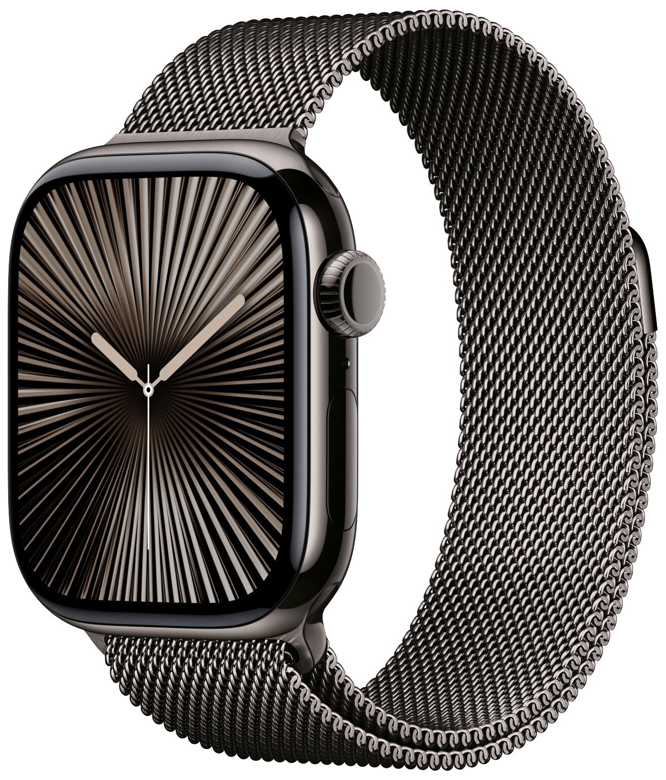 Apple Watch 10 LTE Schiefer Titan 42mm Milanaise Loop Schiefer MX053 - Ohne Vertrag