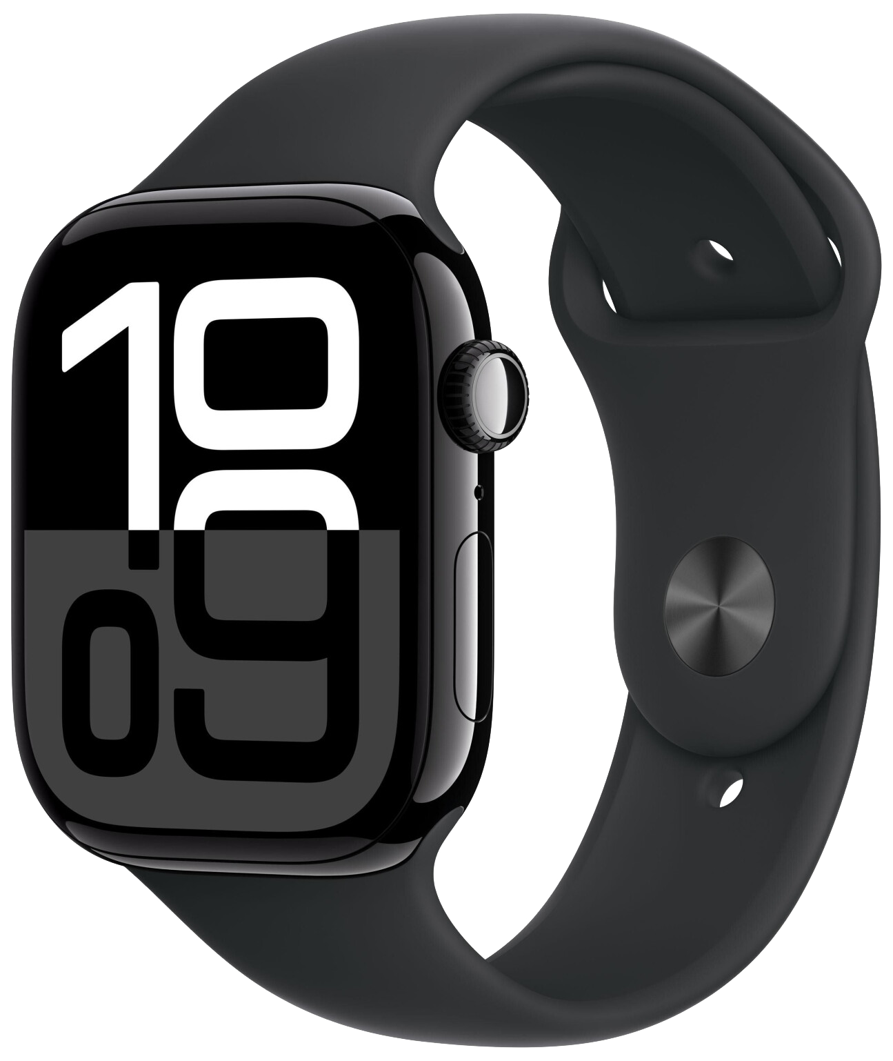 Apple Watch 10 GPS Diamantschwarz Alu 46mm Sportarmband Schwarz M/L MWWQ3 - Ohne Vertrag