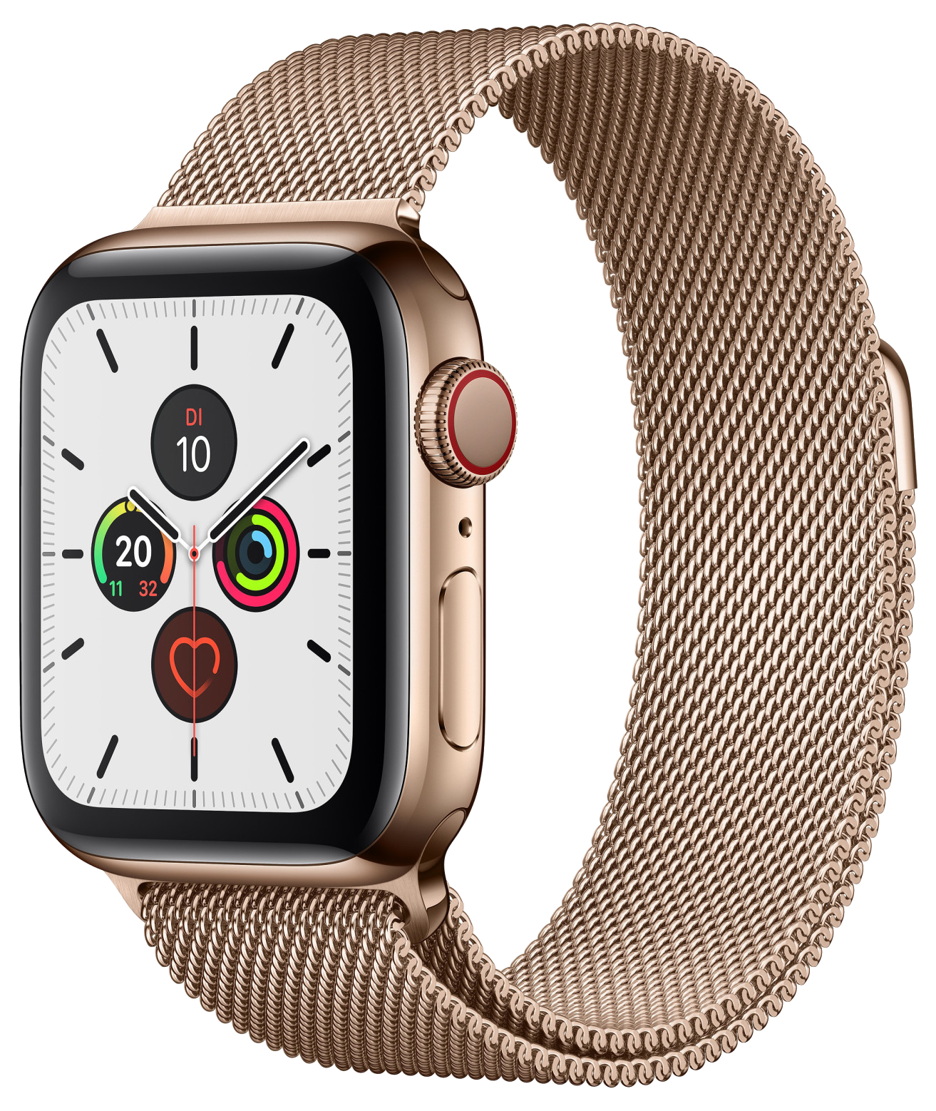 Apple Watch 5 LTE gold Edelstahl 44mm gold - Ohne Vertrag