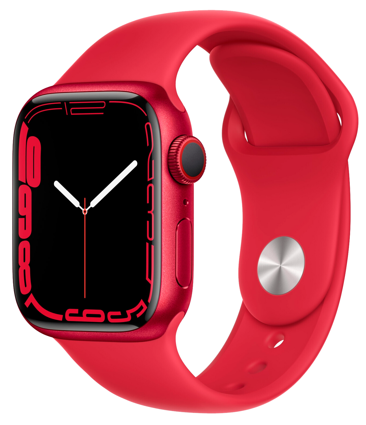 Apple Watch S7 LTE RED Alu 41mm Sportarmband RED - Ohne Vertrag