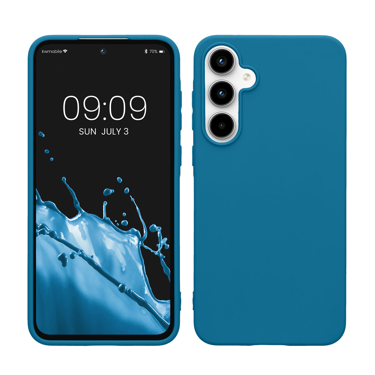 TPU case for Samsung Galaxy A55 5G in Caribbean blue