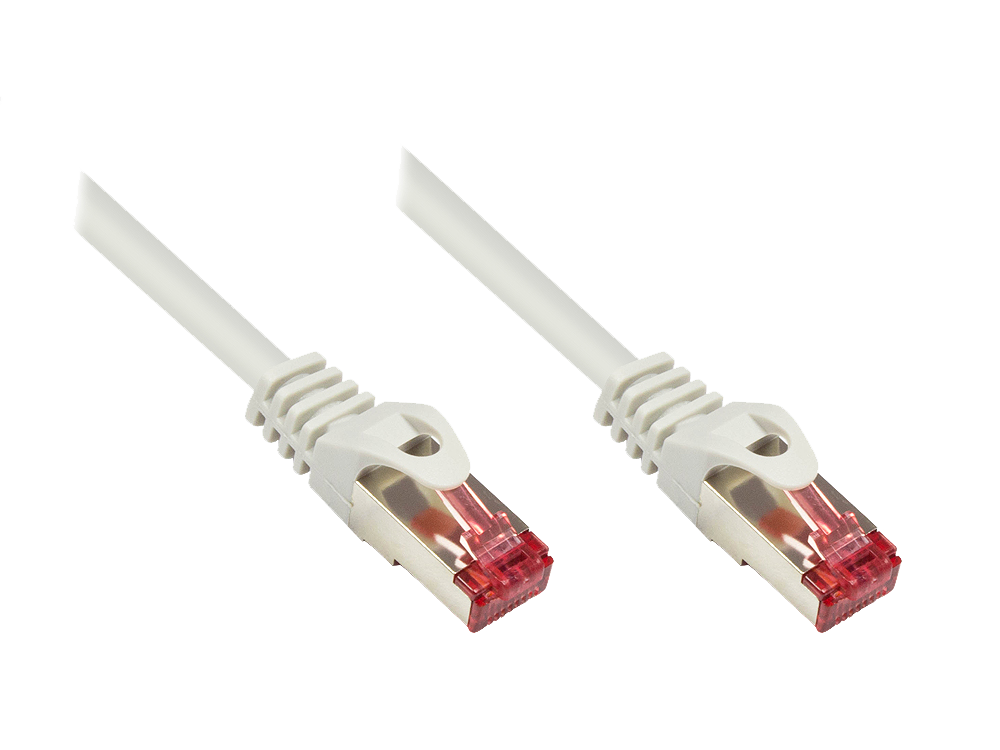 Good Connections Patchkabel Cat.6 RJ45 Ethernet LAN S/FTP 20m grau