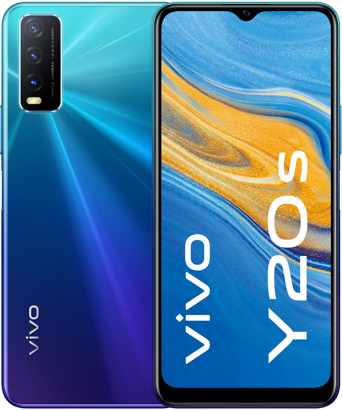 Vivo Y20s Dual-SIM blau - Ohne Vertrag