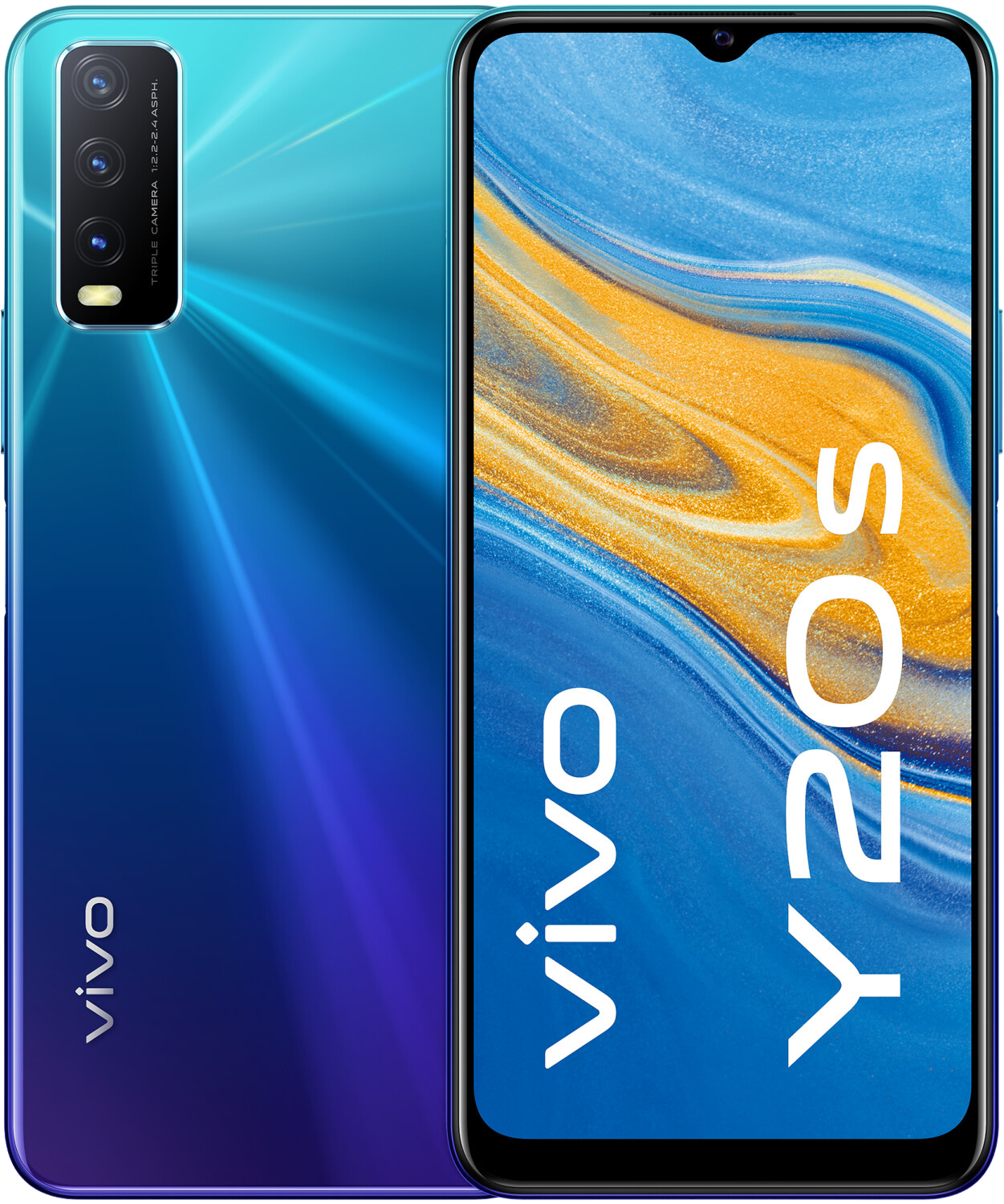 Vivo Y20s Dual-SIM blau - Ohne Vertrag