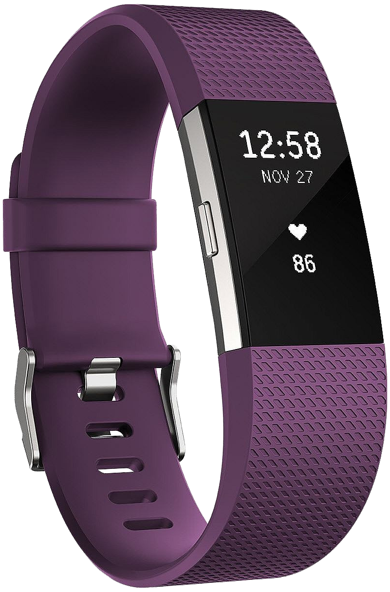 Fitbit Charge 2 Fitness-Tracker Large lila - Ohne Vertrag