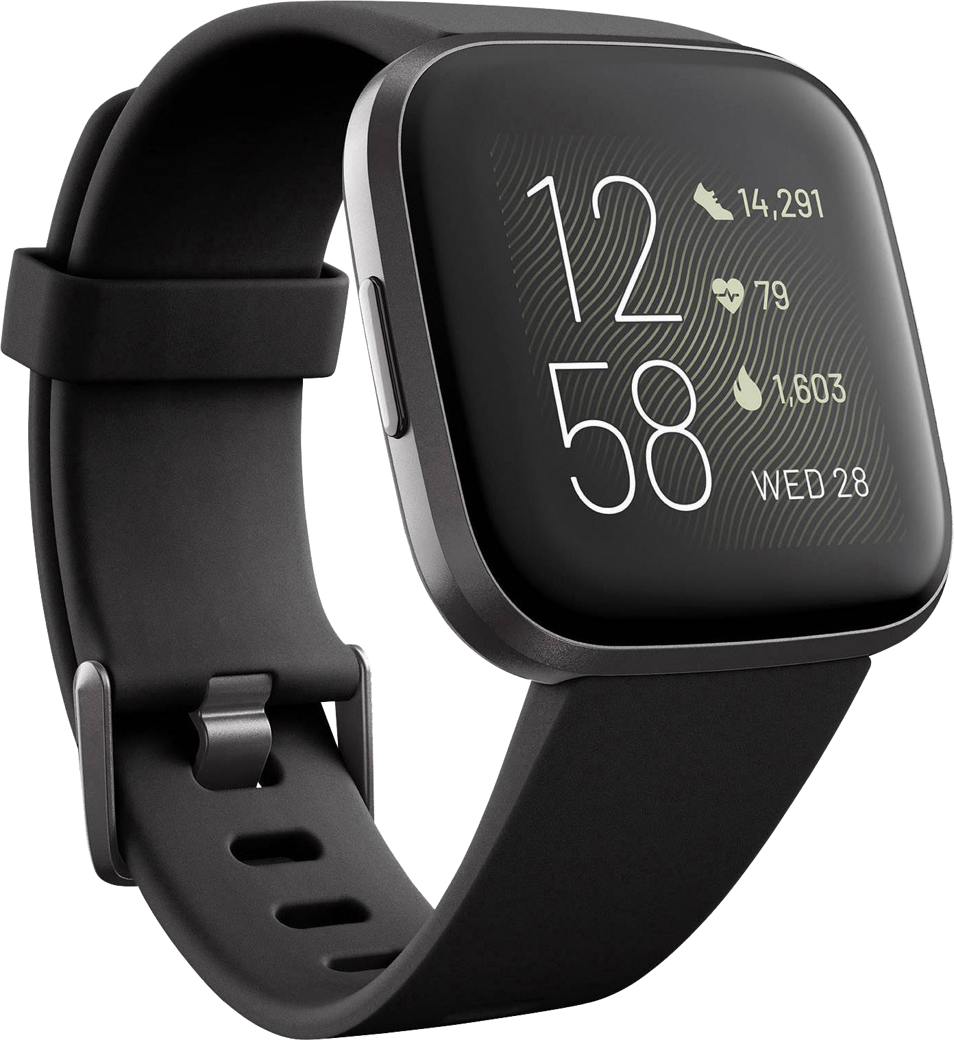 Fitbit Versa 2 schwarz - Ohne Vertrag