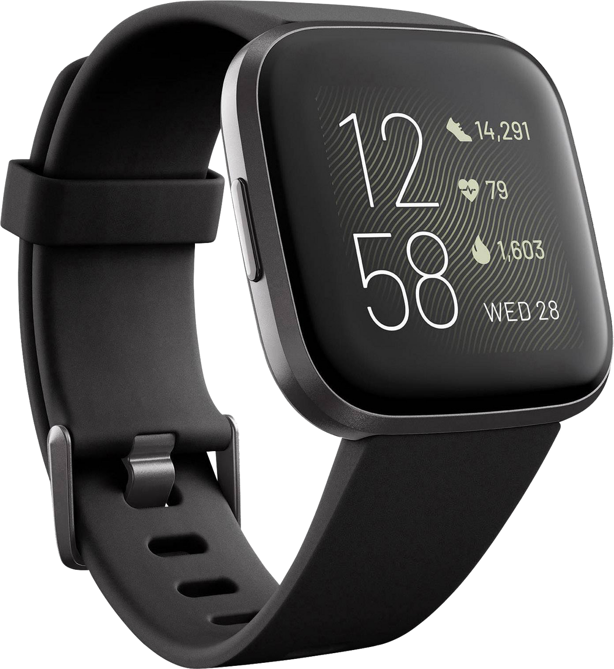 Fitbit Versa 2 schwarz - Ohne Vertrag