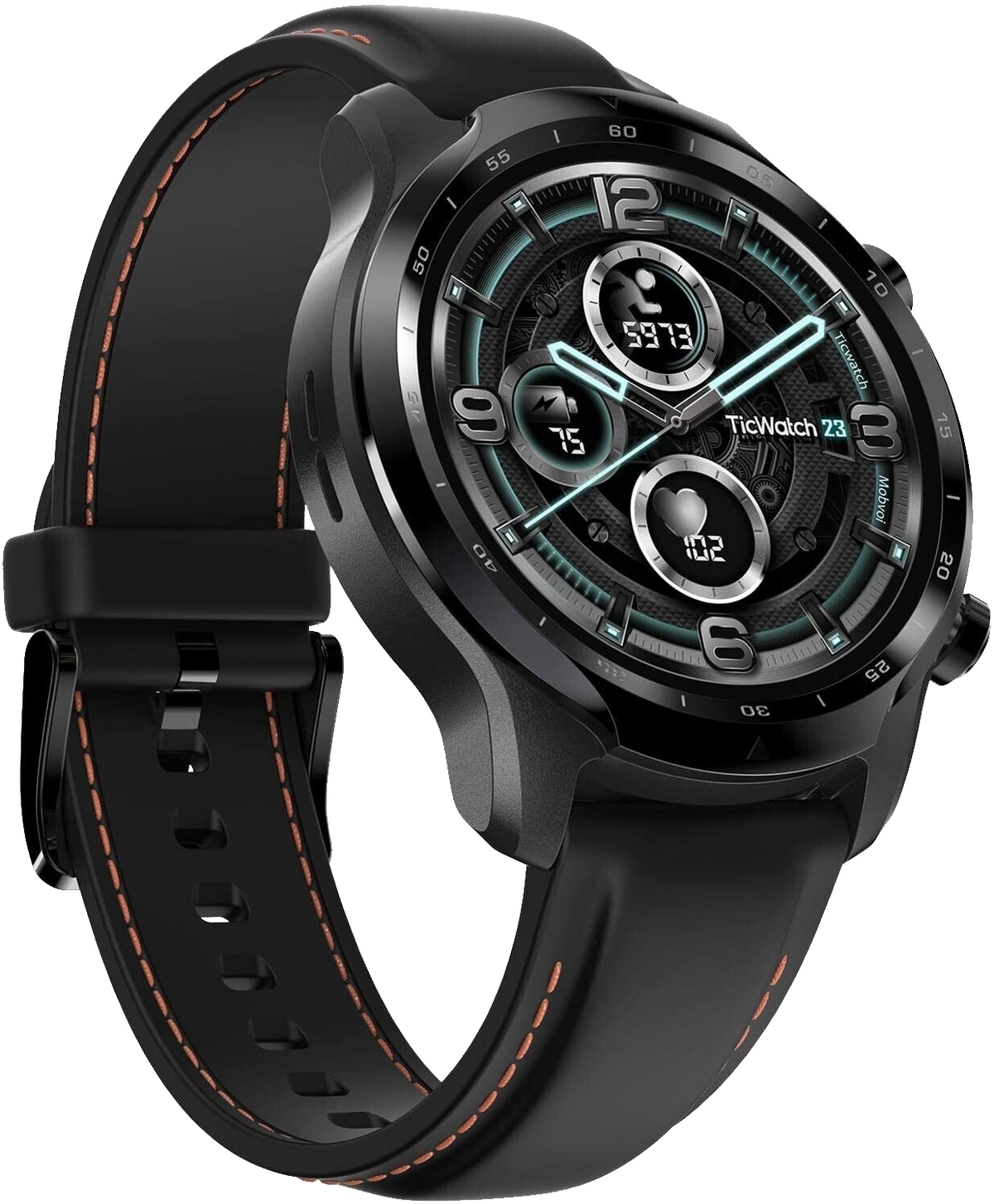 Mobvoi Ticwatch Pro 3 GPS Smartwatch 47mm schwarz - Ohne Vertrag