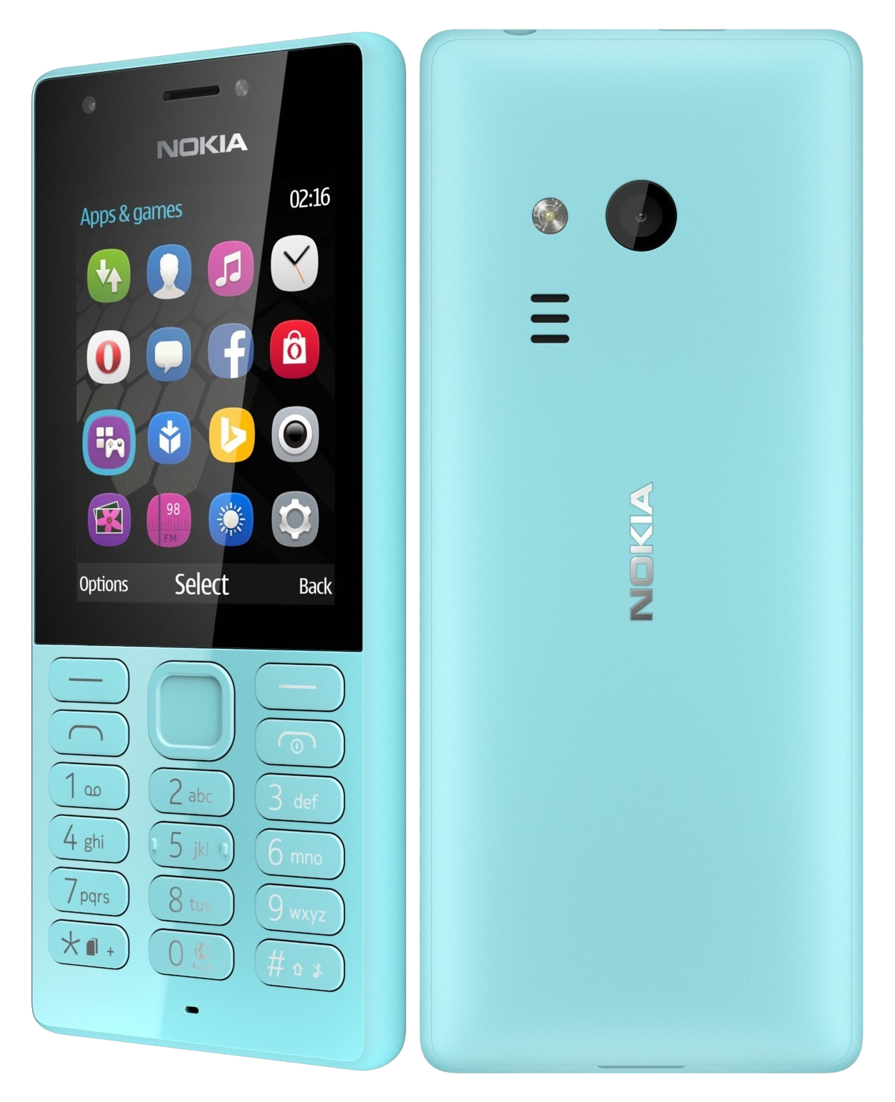 Nokia 216 Dual-SIM blau - Ohne Vertrag