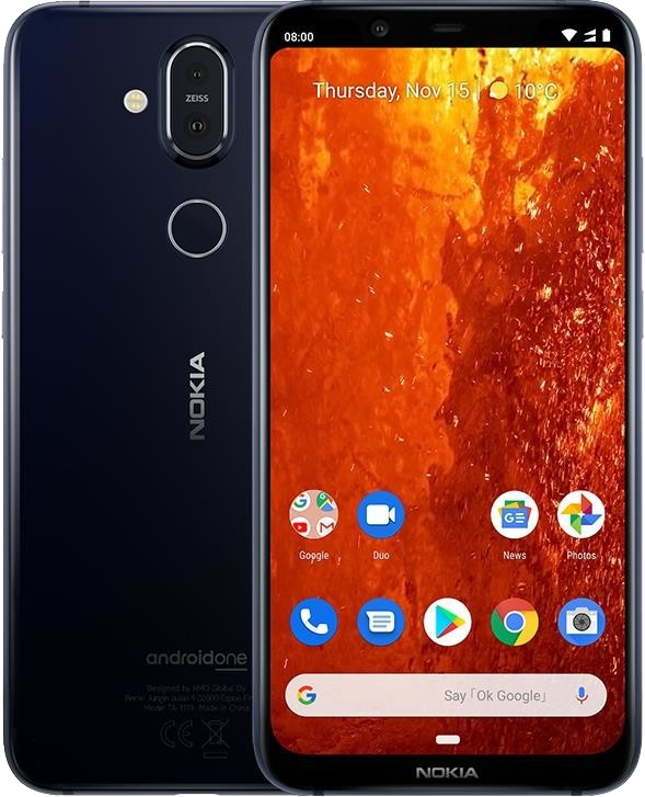 Nokia 8.1 Dual-SIM blau - Ohne Vertrag