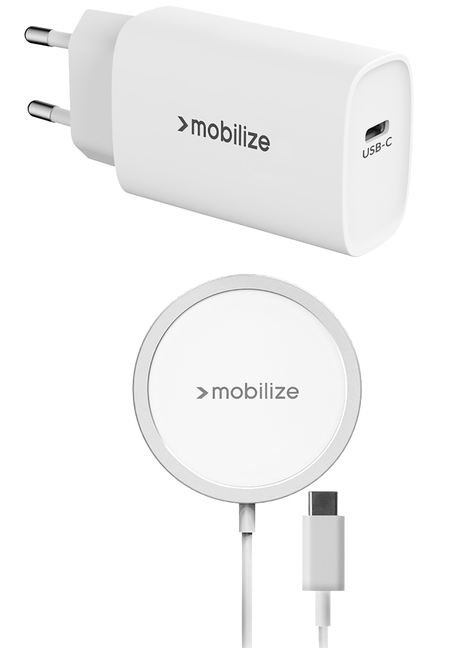 Mobilize Charging Pack Wall Charger & MagSafe compatible Charger weiß - Ohne Vertrag