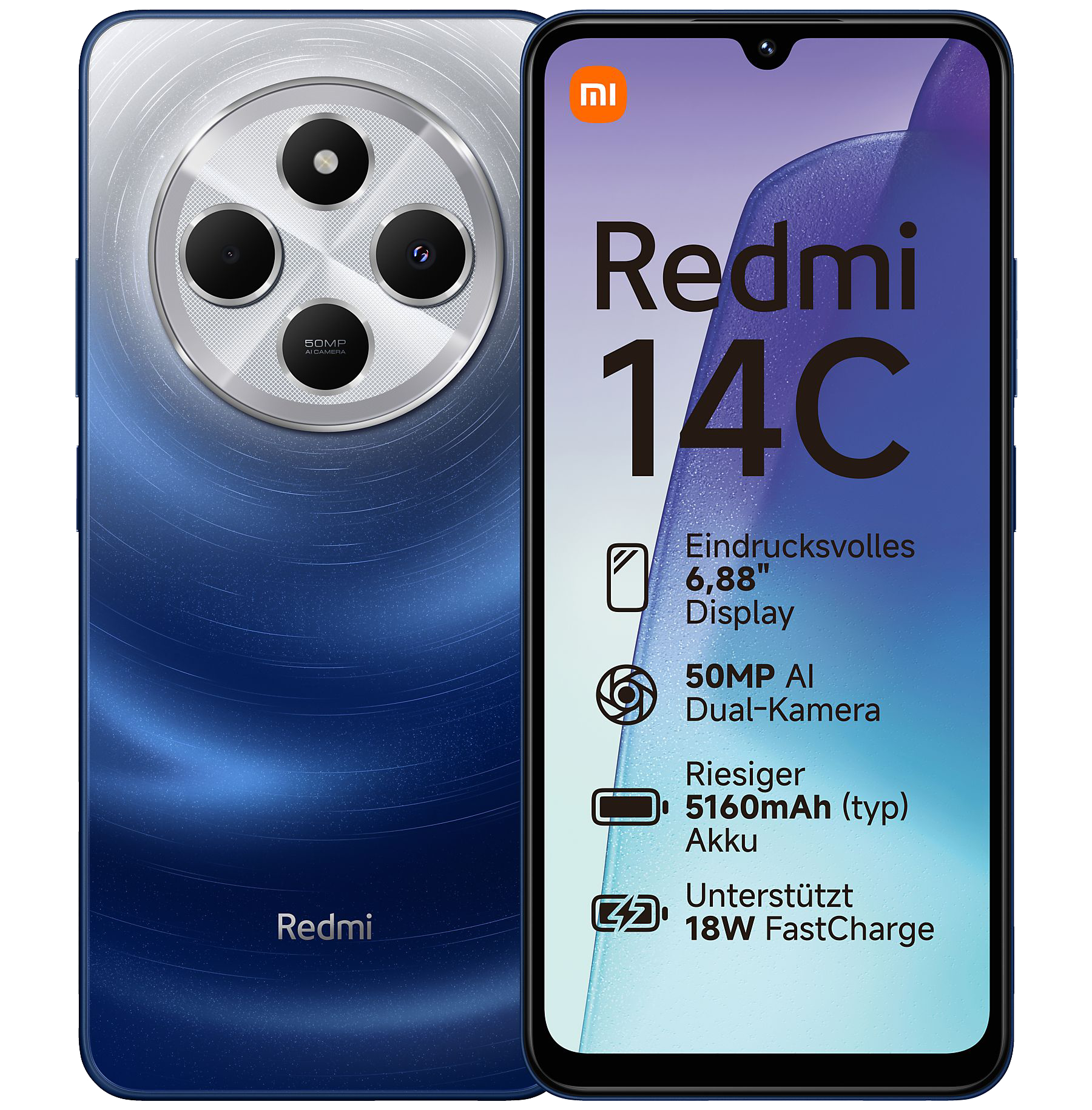 Xiaomi Redmi 14C Dual-SIM blau - Ohne Vertrag